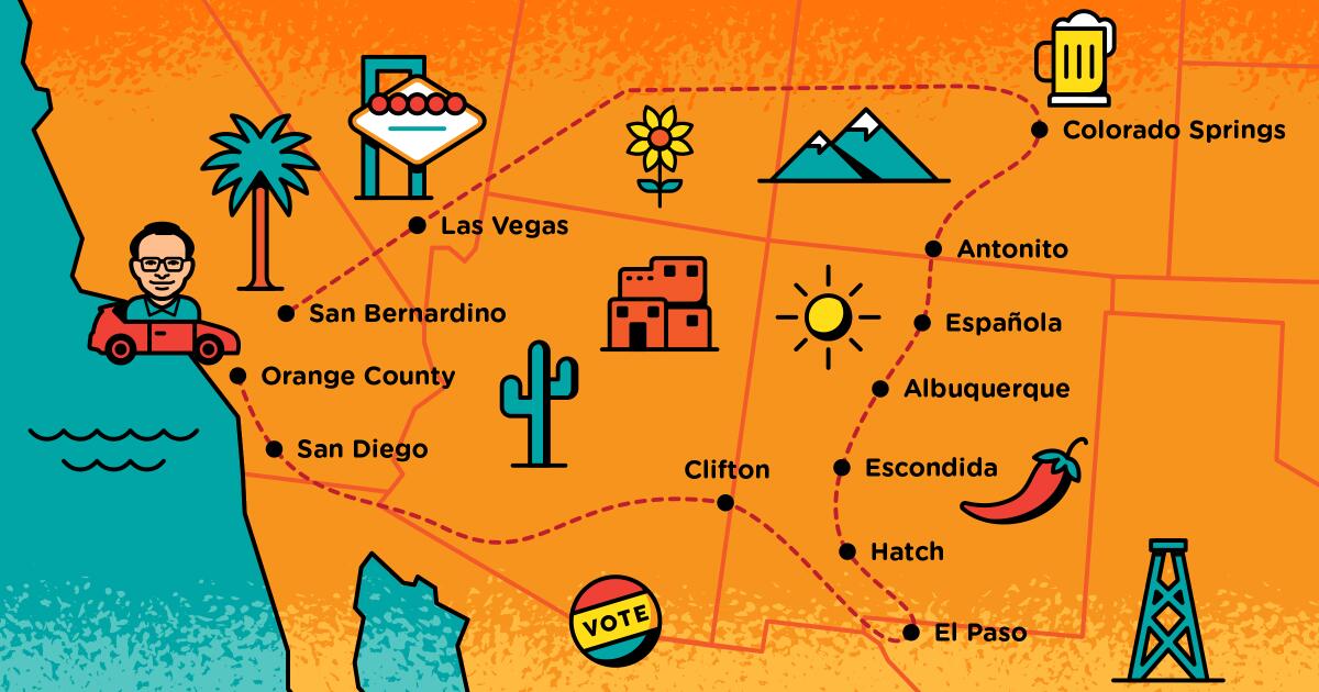 Caminos del Southwest: A road trip through Latino America in this election year